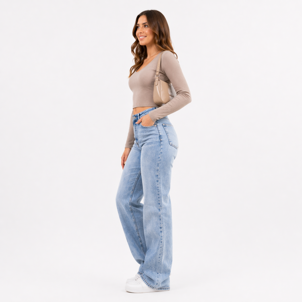 High waist jeans