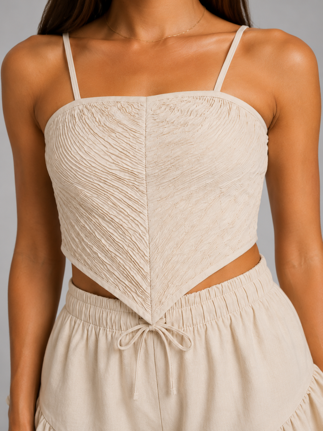 BRØNHILD Beach Set Creme - detail