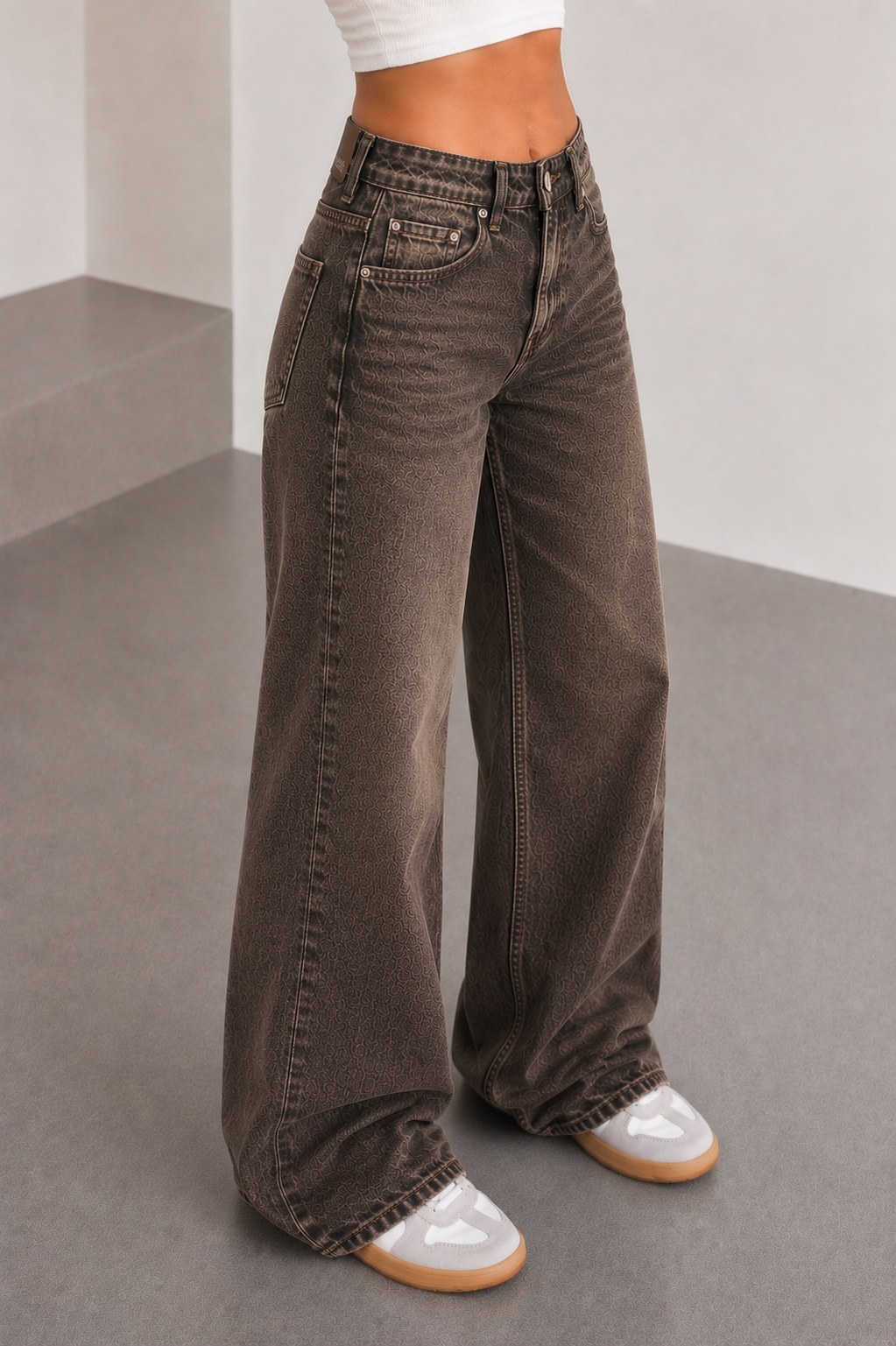 Gaia ballonnen-jeans - stretch