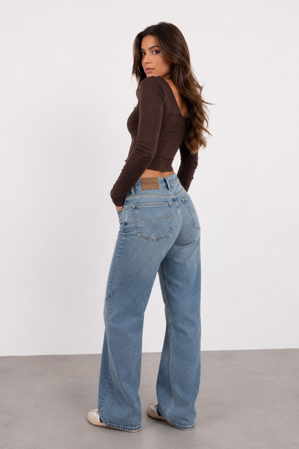 Gaia ballonnen-jeans - stretch