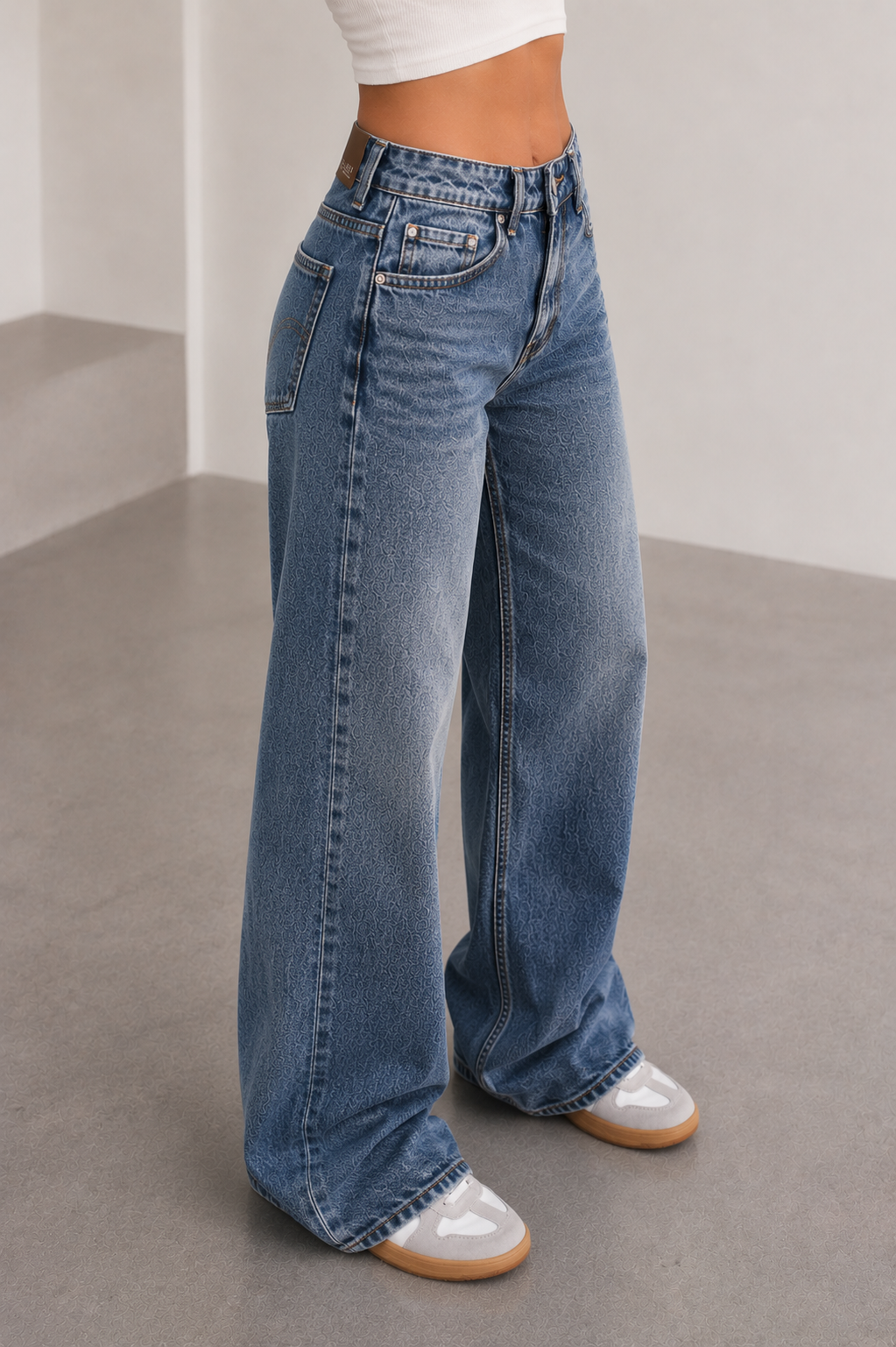 Gaia ballonnen-jeans - stretch