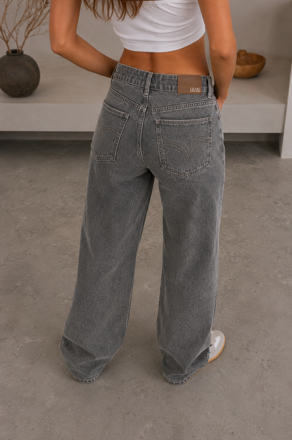 Gaia ballonnen-jeans - stretch