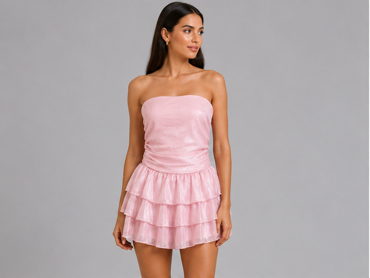 KÁTLA Jumpsuit Pink - voorkant