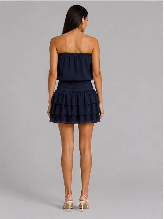 KÁTLA Jumpsuit Blue - achterkant