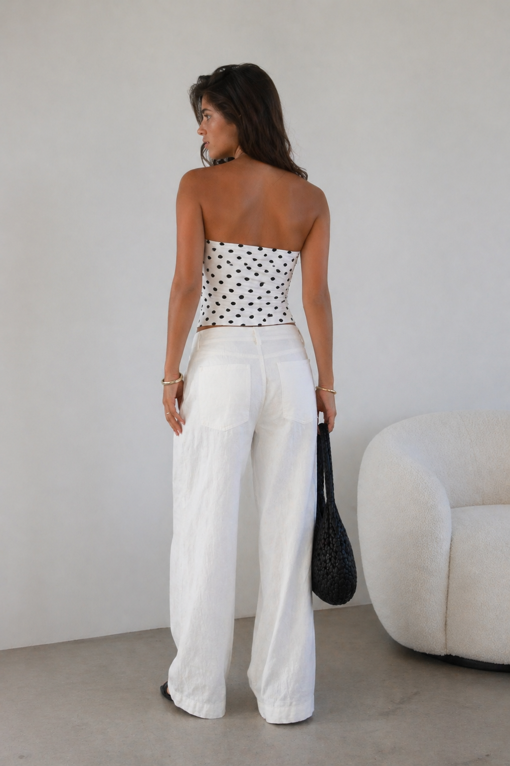 Polka-tube-top