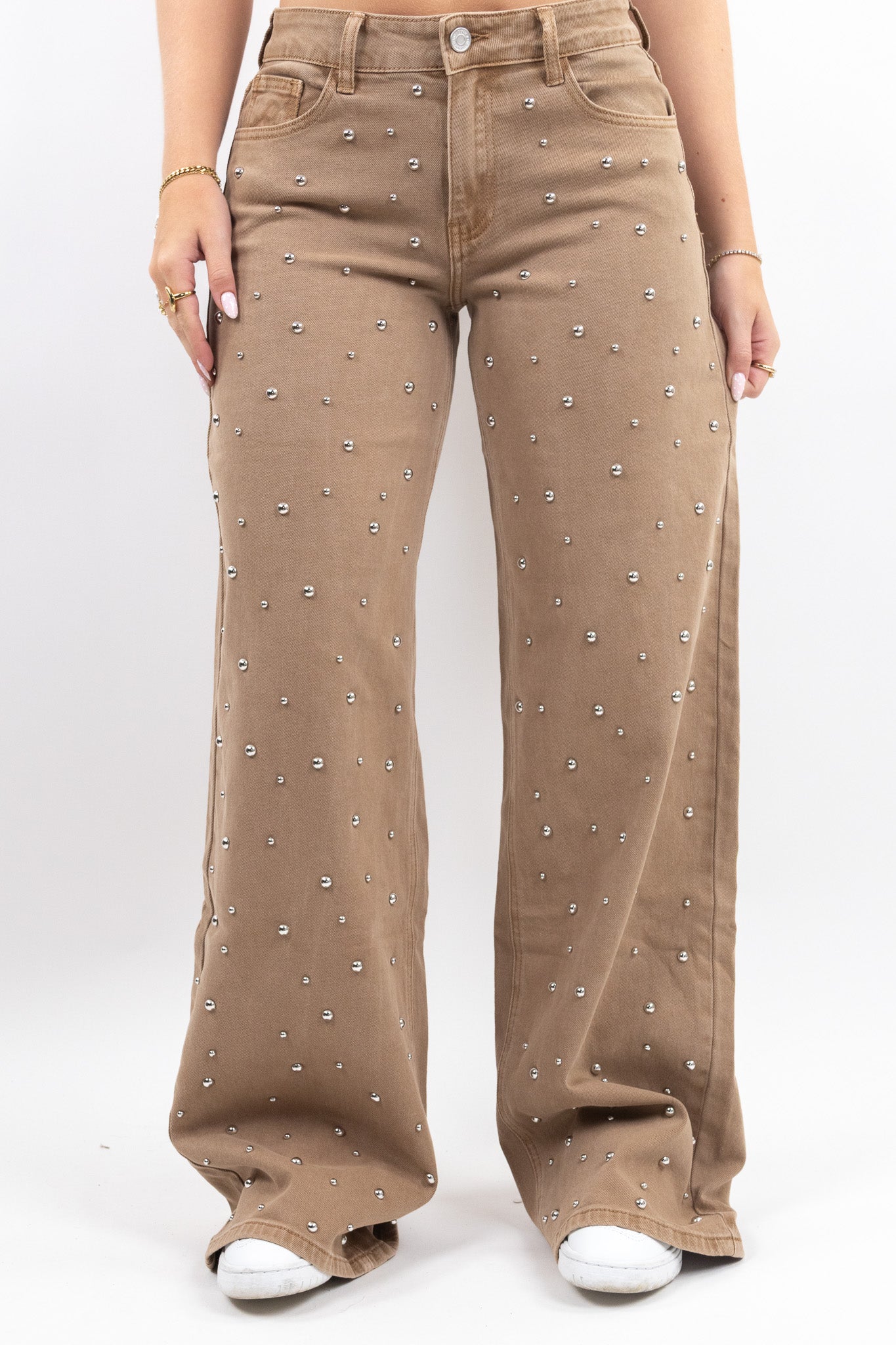 Nittede Baggy Jeans - Tall