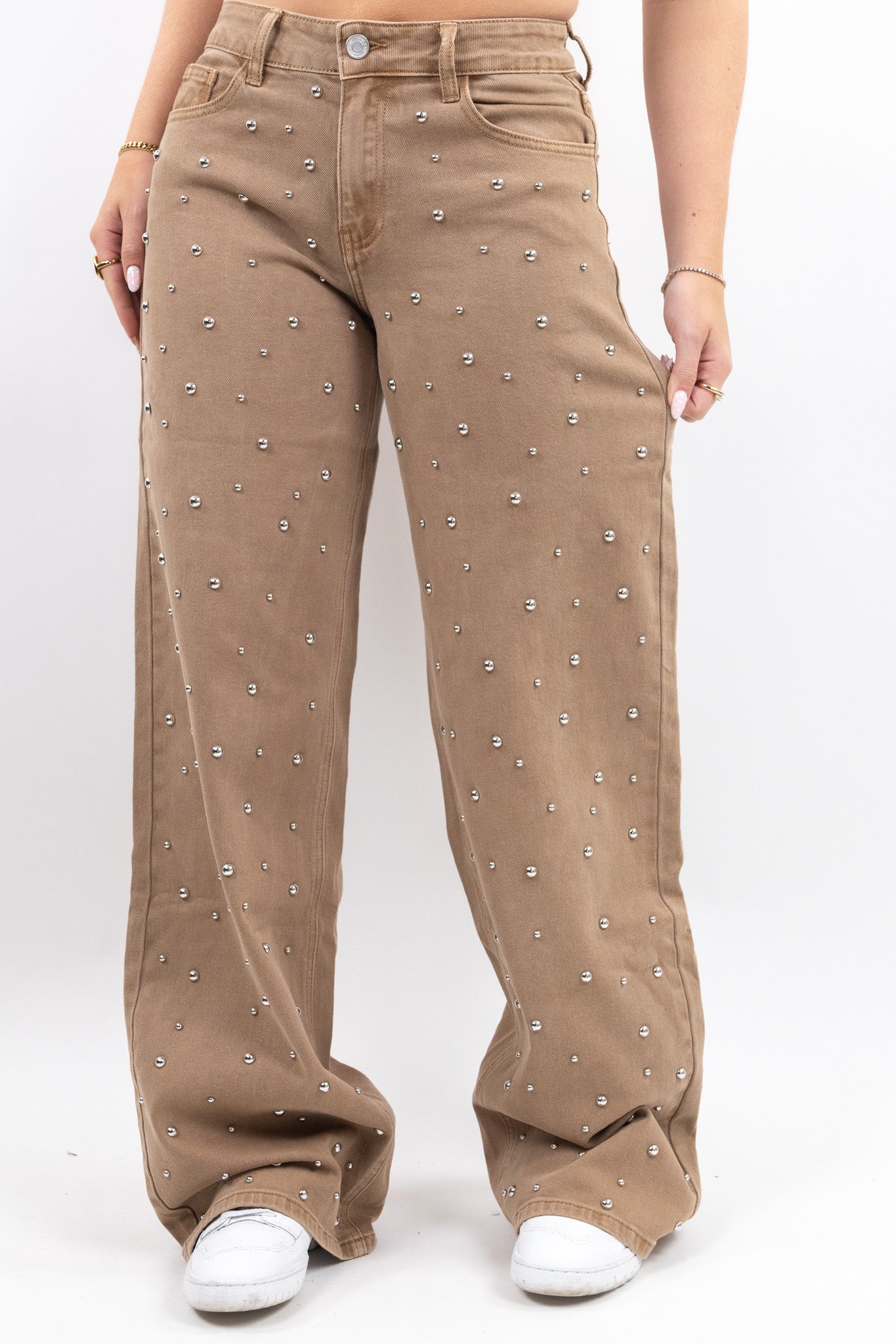 Nittede Baggy Jeans - Tall