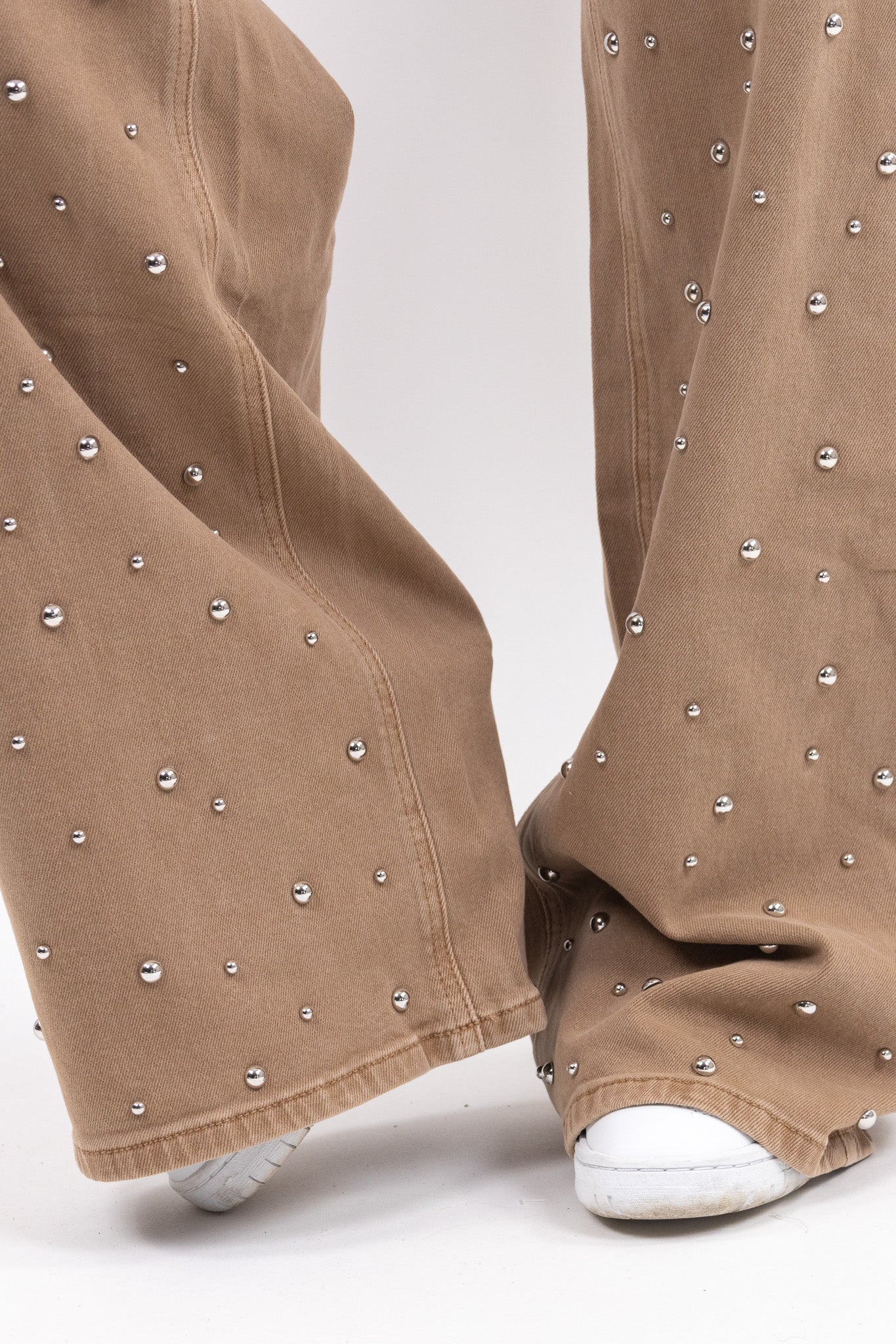 Nittede Baggy Jeans - Tall