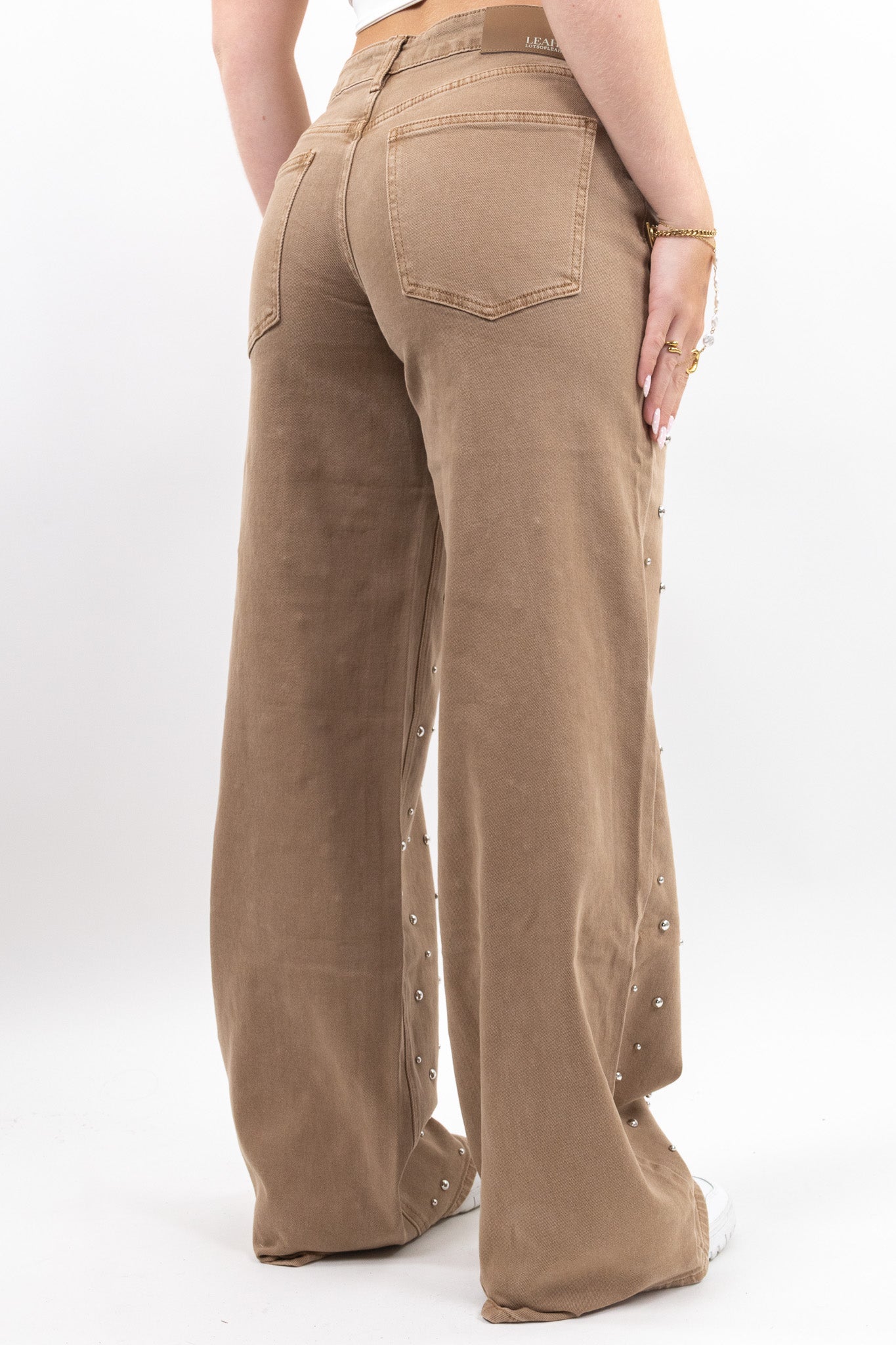 Nittede Baggy Jeans - Tall